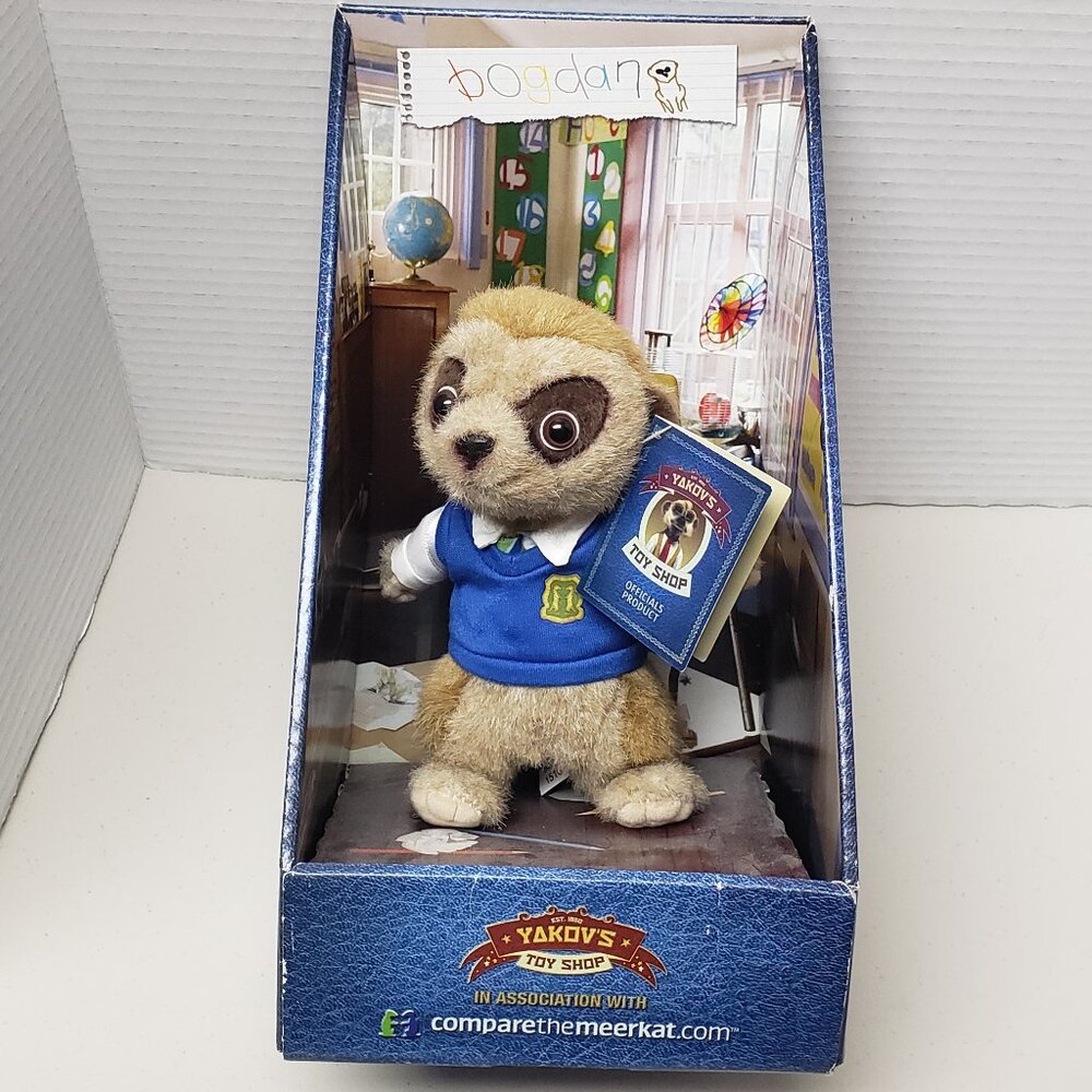 Yakov's Toy Shop Bogdan Meerkat Plush Toy